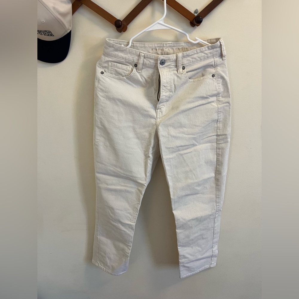 American Eagle Outfitters Cream Jeans